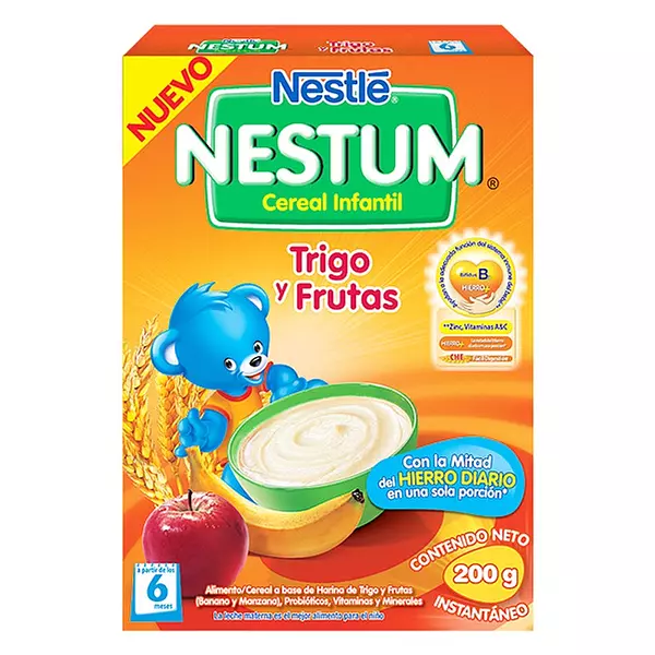 Cereal Nestum Trigo Frutas X 200grs