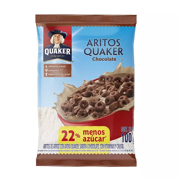 Cereal Quaker X 100 Grs Aritos Chocolate