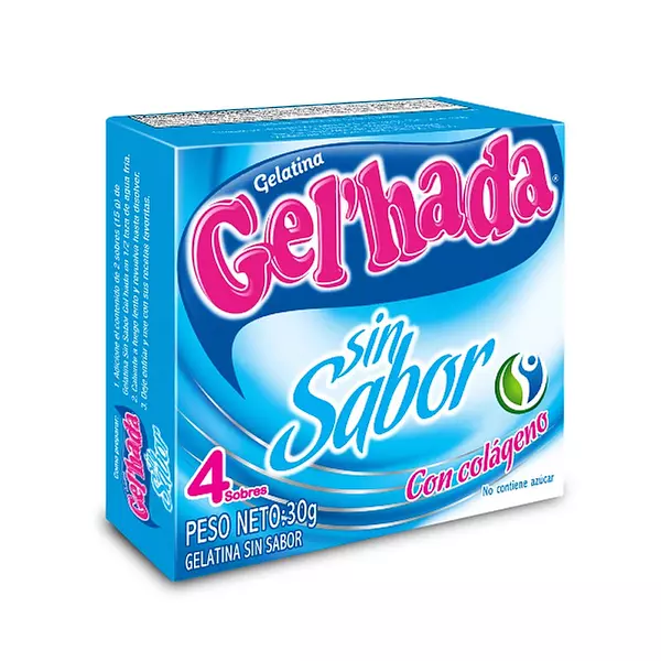 Gelatina Gel Hada Sin Sabor X 30 Grs