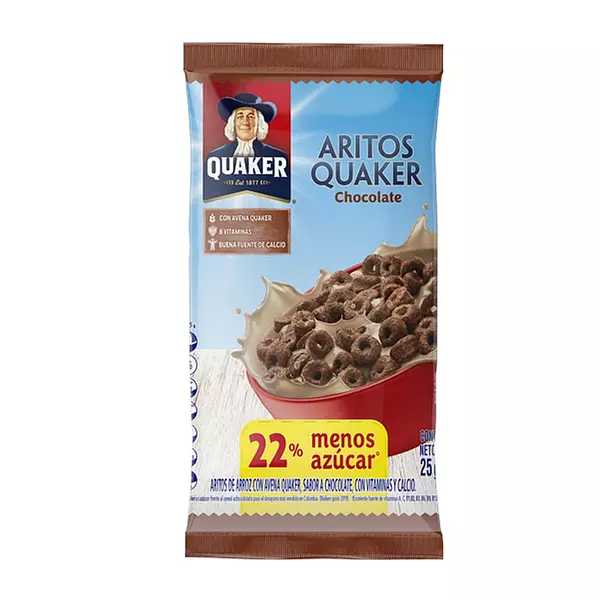 Cereal Quaker X 25 Grs Aritos Chocolate