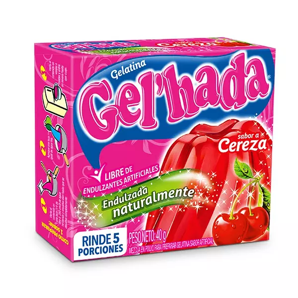 Gelatina Gel Hada Cereza X 40