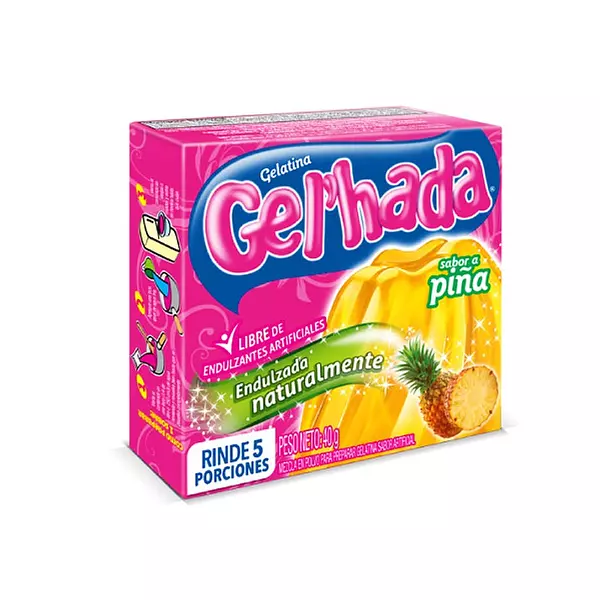 Gelatina Gel Hada Piña X 40 Grs