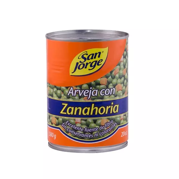 Arveja Zanahoria San/Jorge X 580 Grs