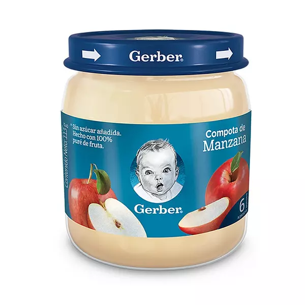 Compota Gerber Pure Manzana X 113 Grs