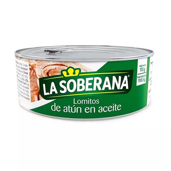 Atún La Soberana Lomi/Aceite 170 Grs