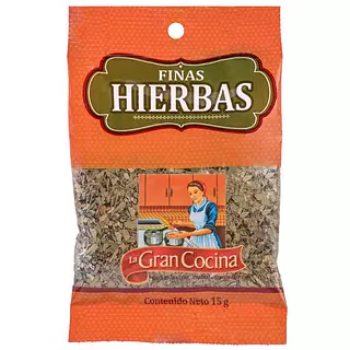 Condimento L/G.Coc Chap F/Hierb X 15 Grs