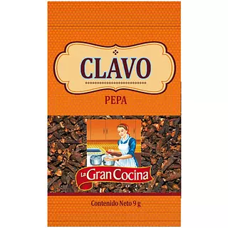 Condimento L/G.Coc- Clavo Pepa X 9 Grs - Chapeta