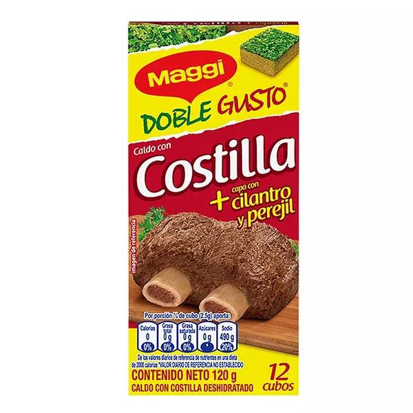 Caldo Maggi 12und Doble Gusto Costilla