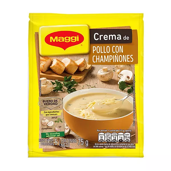 Cremas Maggi Sobre 5 Porc Pollo Champ-Gourmet