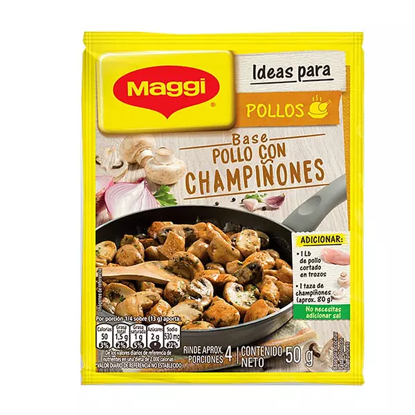 Base Maggi 4porc Pollo Champiñones