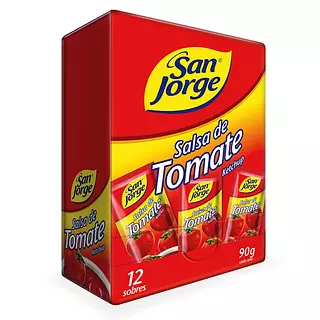 Salsa De Tomate San Jorge Display X12unds P.90l100