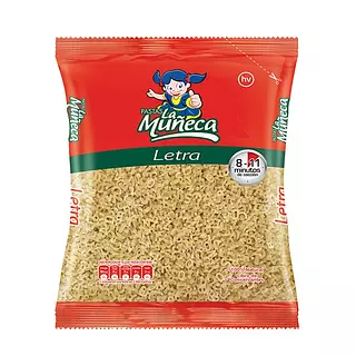 Pastas La Muñeca Letras X 250 Grs