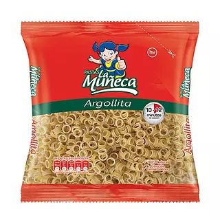 Pastas La Muñeca Argollita X 250 Grs