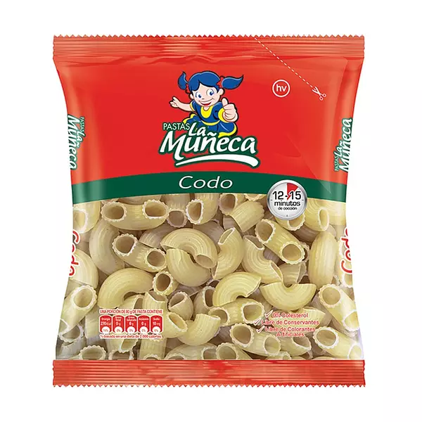 Pastas La Muñeca Codo X 250 Grs