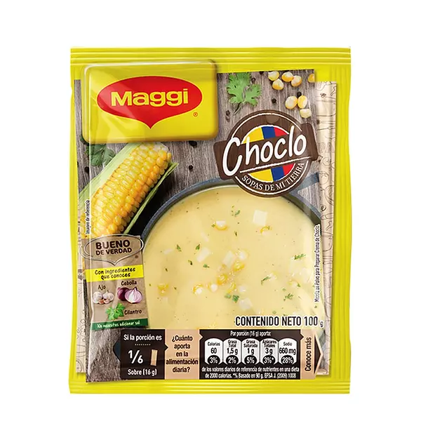 Crema Del Dia Maggi Sobre Choclo X 100 Grs