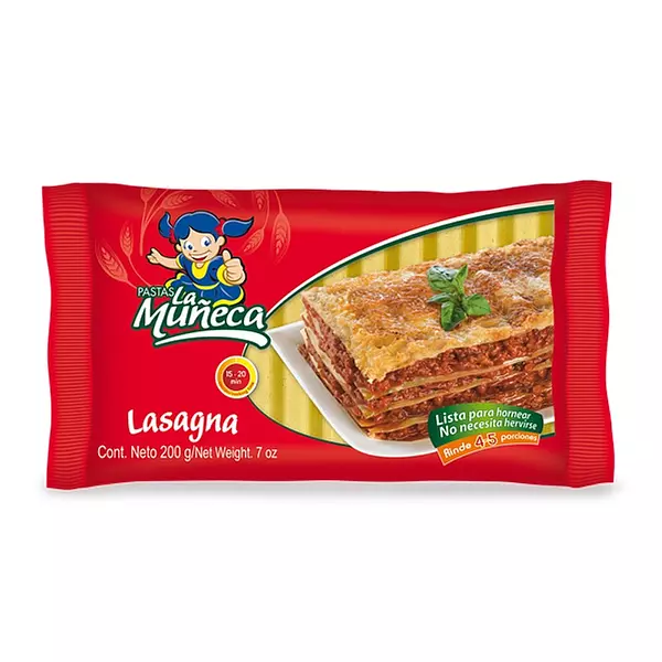 Pastas La Muñeca Lasagña X 200grs