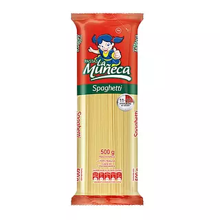 Pastas La Muñeca Spaguetti X 500 Grs