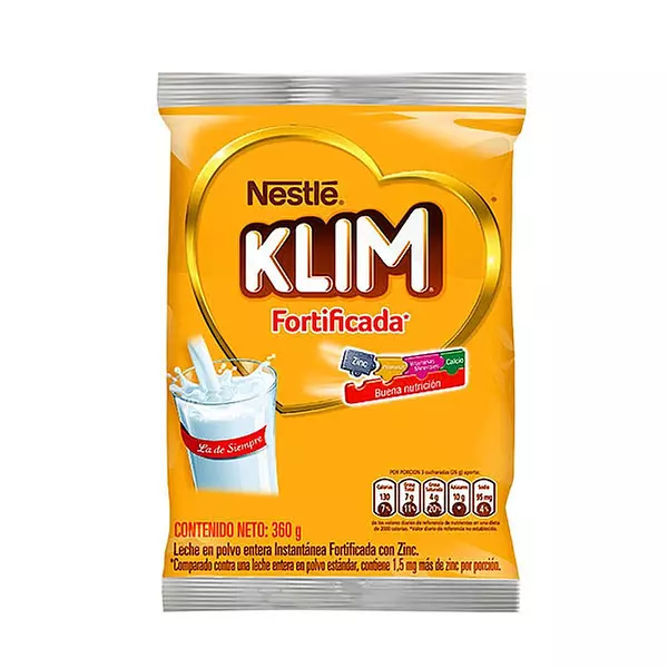 Leche Klim Forti/Instanta X 360 Grs