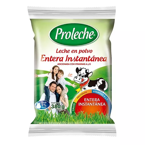 Leche En Polvo Proleche X 380 Grs