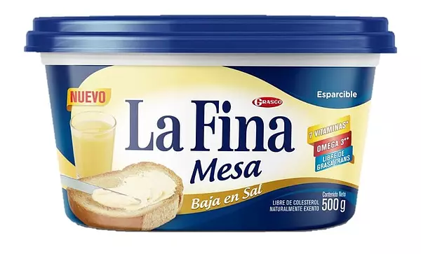 Margarina Fina Mesa Baj/Sal X 500 Grs