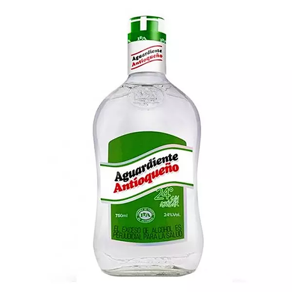 Aguardiente Antioqueño S/Azu Bx 750 Verde