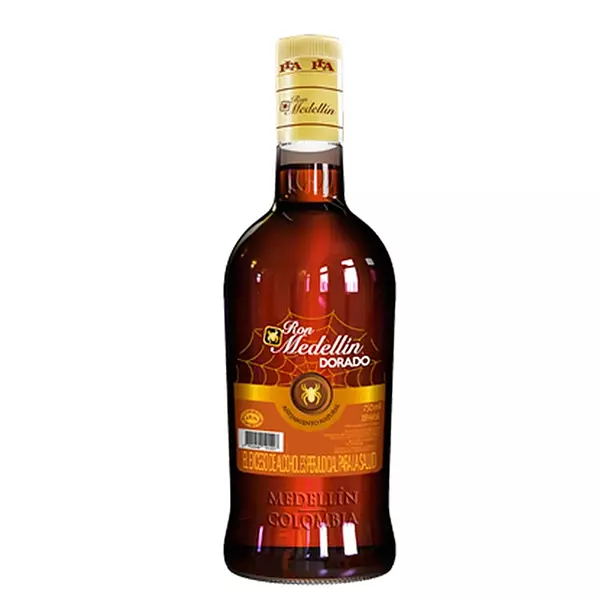 Ron Medellin Botella Dorado X 750 Ml