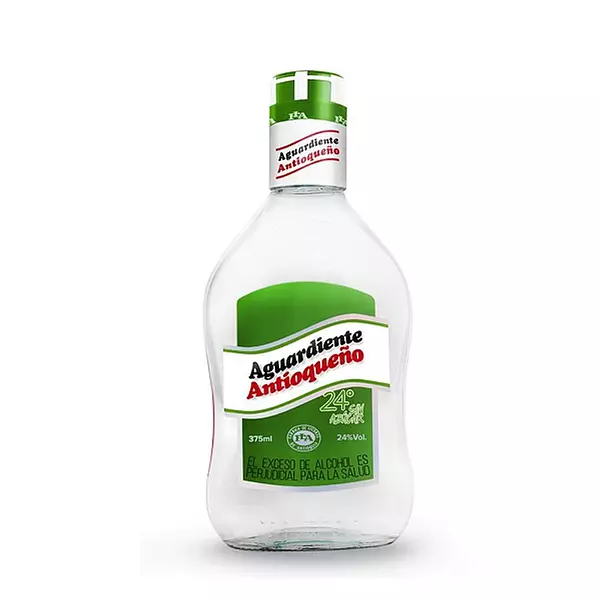 Aguardiente Antioqueño S/Azucar M X 375 Ml Verde