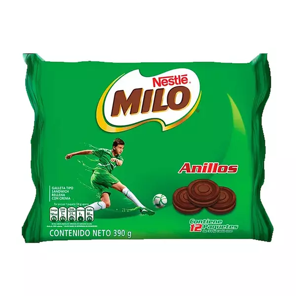 Galleta Milo Sandwich X 12 Pts