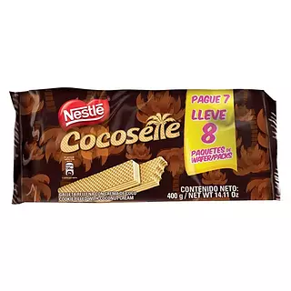 Galleta Cocoset Ma/Wafer Pague 7 Lleve 8 Unds