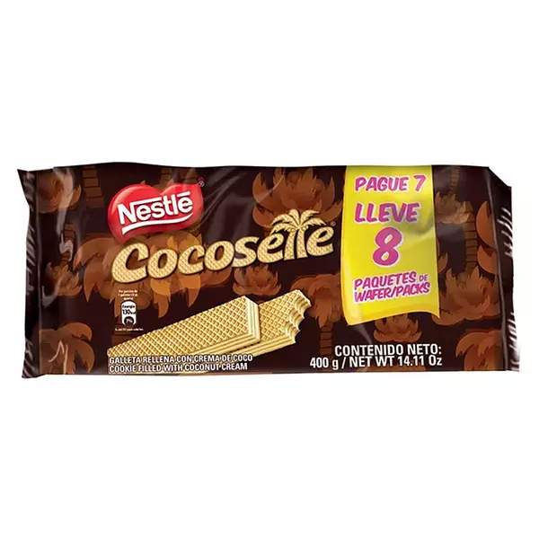 Galleta Cocoset Ma/Wafer Pague 7 Lleve 8 Unds