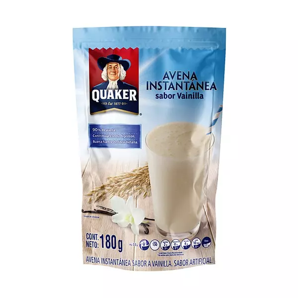 Avena Quaker Inst- D/P Vainillax180 Grs