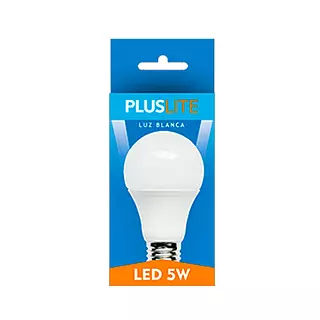 Bombillo Pluslite Led Luz Bla 5w