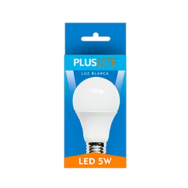 Bombillo Pluslite Led Luz Bla 5w