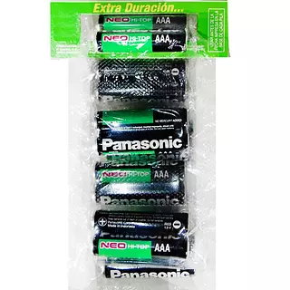 Pila Panasonic Aaa Corriente X 2ud Display X 10