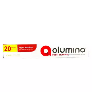 Papel Aluminio Alumina 16mts Caj