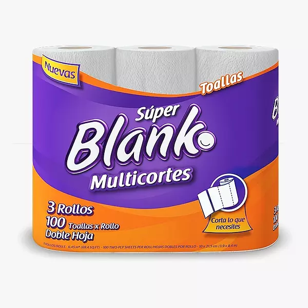 Toalla Cocina Super Blanko Multi Dh X 3 Unds