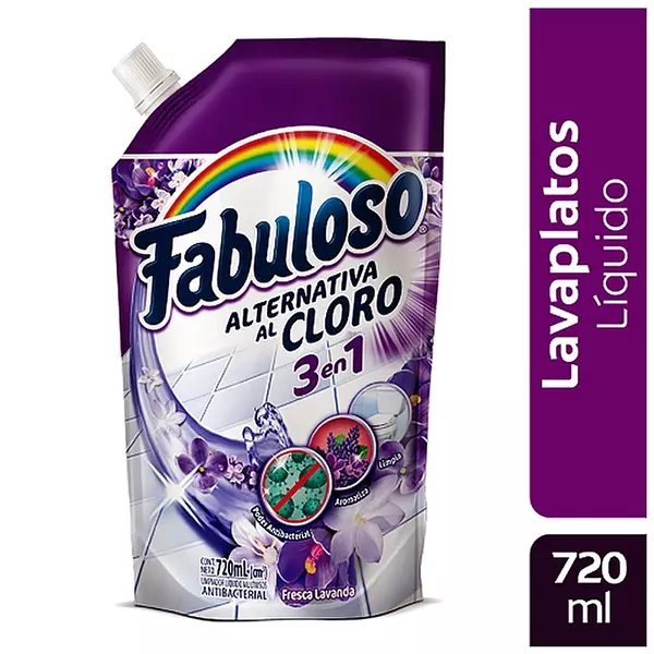 Desinfectante Fabuloso Alt Al Clo 3en1 X 720 Ml