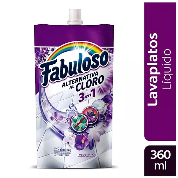 Desinfectante Fabuloso Alt Al Clo 3en1 X 360 Ml