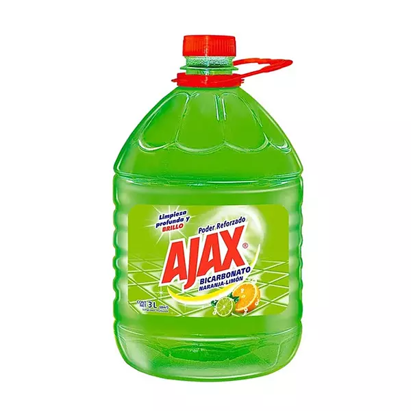 Desinfectante Ajax Bicarbonato Nar-Limon X 3000 Ml