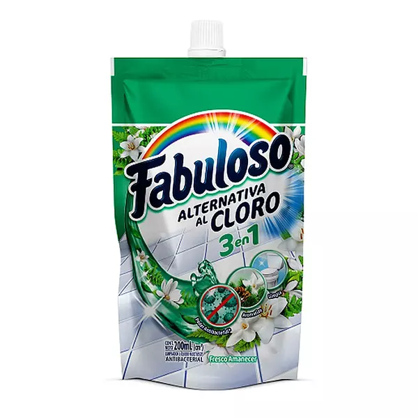 Desinfectante Fabuloso Alt Al Cloro Lx X 200 Ml