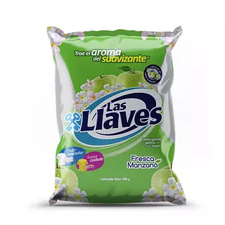Detergente En Polvo Las Llaves X 400 Grs