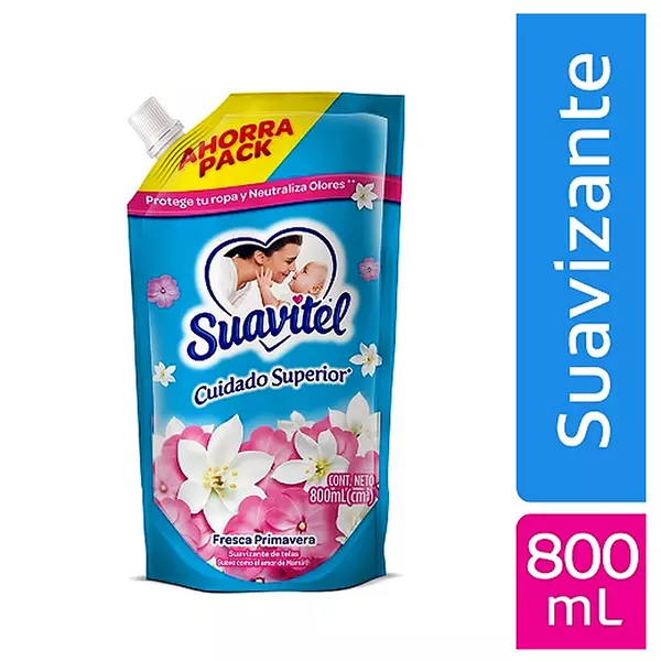 Suavitel Primaveral X 800 Ml Doy Pack