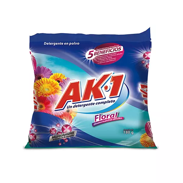 Detergente En Polvo Ak-1 X 180 Grs