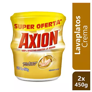 Lavaplatos Axion Avena X 450grs X 2 Unds P/E
