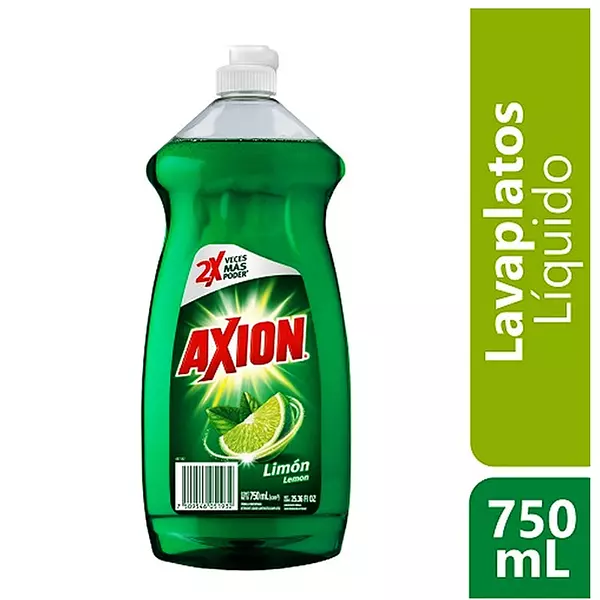 Lavaplatos Axion Liquido Limon X 750 Ml