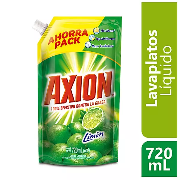 Lavaplatos Axion Liquido Limon X 720 Ml