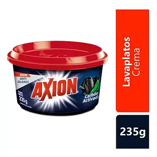 Lavaplatos Axion Carbon Activado X 235 Grs