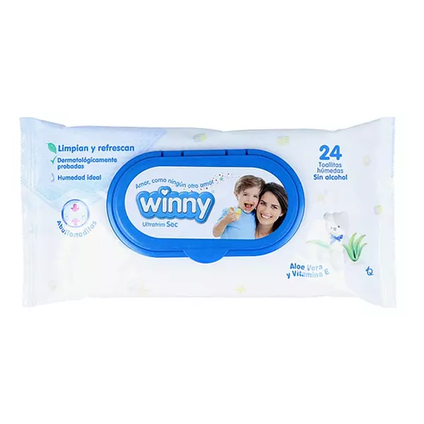 Toallitas Húmedos Winny X 24 Unds