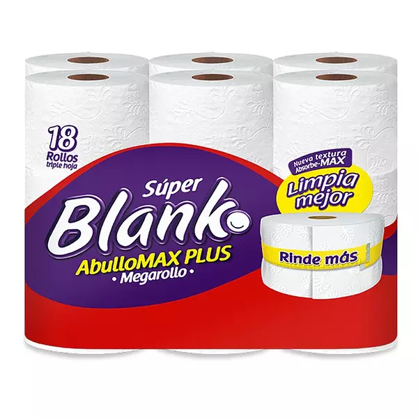 Papel Higienico. Super Blanko Mega R. Th X 18unds