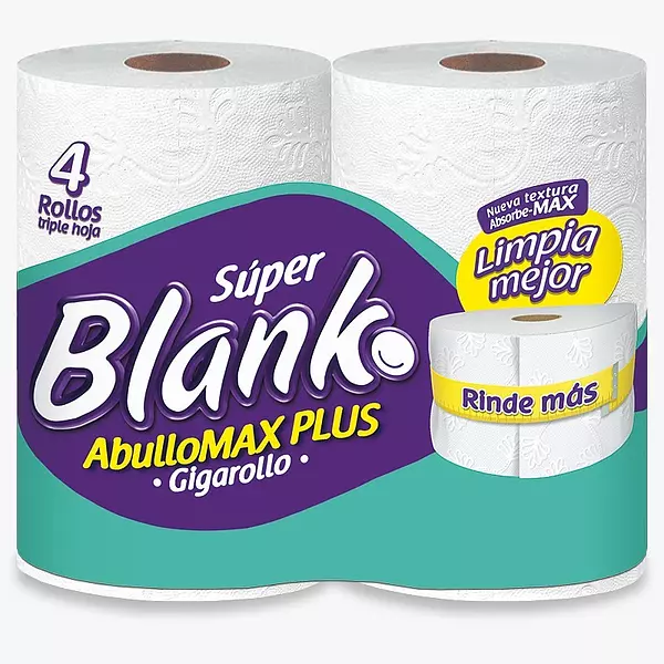 Papel Higienico. Super Blanko 4und Gigarollo